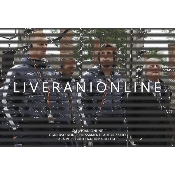 Campionati Europei UEFA 2012 Polonia/Ucraina Auschwitz (Polonia) - 06.06.2012 Visita della Nazionale a Auschwitz e Birkenau Nella Foto:arrivo della nazionale a Auschwitz pirlo abate de rossi /Ph.Vitez-Ag. Aldo Liverani