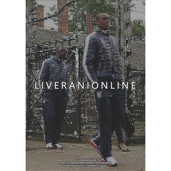 Campionati Europei UEFA 2012 Polonia/Ucraina Auschwitz (Polonia) - 06.06.2012 Visita della Nazionale a Auschwitz e Birkenau Nella Foto:arrivo della nazionale a Auschwitz ogbonna e balotelli /Ph.Vitez-Ag. Aldo Liverani