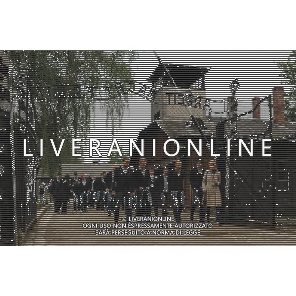 Campionati Europei UEFA 2012 Polonia/Ucraina Auschwitz (Polonia) - 06.06.2012 Visita della Nazionale a Auschwitz e Birkenau Nella Foto:arrivo della nazionale olandese /Ph.Vitez-Ag. Aldo Liverani