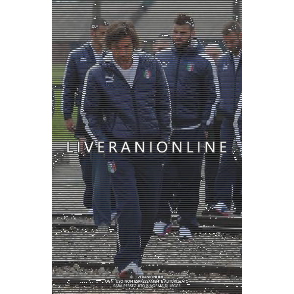 Campionati Europei UEFA 2012 Polonia/Ucraina Auschwitz (Polonia) - 06.06.2012 Visita della Nazionale a Auschwitz e Birkenau Nella Foto:pirlo /Ph.Vitez-Ag. Aldo Liverani