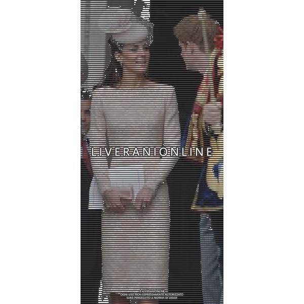 The Duchess of Cambridge attends the Queen\'s Diamond Jubilee thanksgiving service at St Paul\'s Cathedral. 5-6-12 ©photoshot/AGENZIA ALDO LIVERANI SAS - ITALY ONLY - REALI INGLESI: La Regina Elisabetta II d\'inghilterra e la famiglia reale durante le celebrazioni del Giubileo di diamante