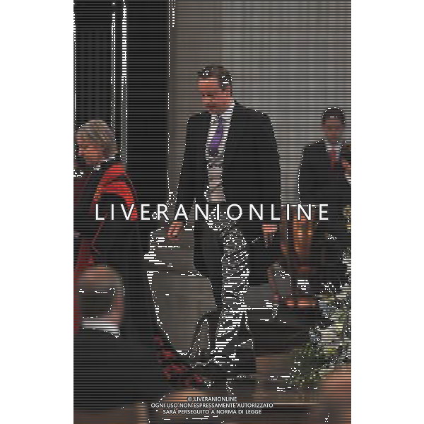 Prime Minister David Cameron attends a thanksgiving service at St. Paul\'s Cathedral in Central London marking the Queen\'s Diamond Jubilee. ©photoshot/AGENZIA ALDO LIVERANI SAS - ITALY ONLY - REALI INGLESI: La Regina Elisabetta II d\'inghilterra e la famiglia reale durante le celebrazioni del Giubileo di diamante