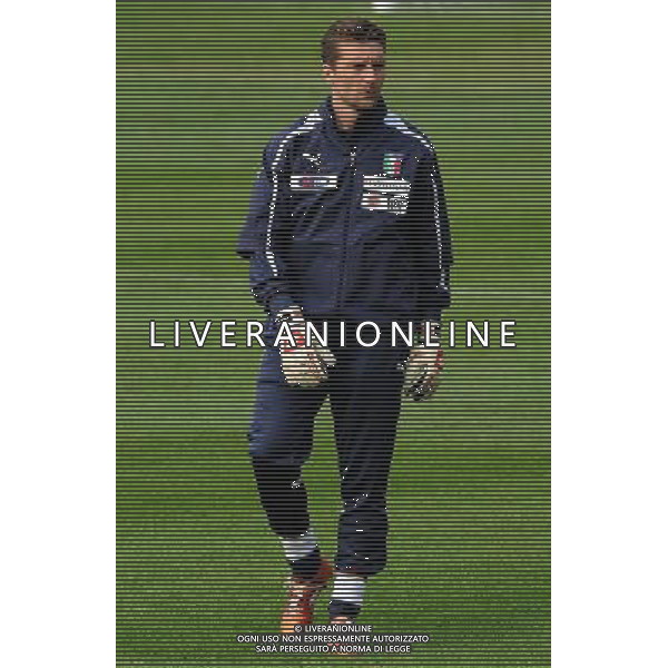 Campionati Europei UEFA 2012 Polonia/Ucraina Cracovia (Polonia) - 06.06.2012 Allenamento Nazionale Italiana Nella Foto:de sanctis morgan /Ph.Vitez-Ag. Aldo Liverani