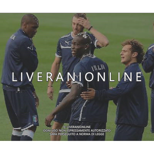 Campionati Europei UEFA 2012 Polonia/Ucraina Cracovia (Polonia) - 06.06.2012 Allenamento Nazionale Italiana Nella Foto:balotelli mario e diamanti /Ph.Vitez-Ag. Aldo Liverani