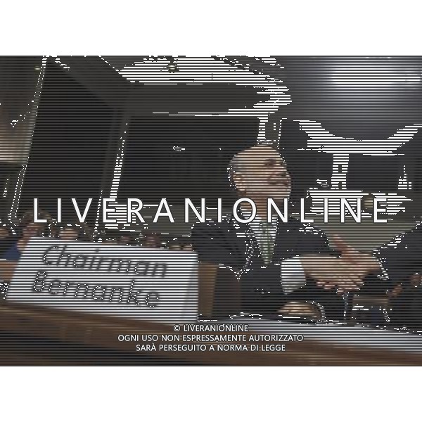 (120607) -- WASHINGTON, June 7, 2012 () -- U.S. Federal Reserve Chairman Ben Bernanke attends a hearing to testify before the U.S. Congress Joint Economic Committee about the Economic Outlook on Capitol Hill in Washington, on June 7, 2012. (/Zhang Jun) (dtf) AG ADO LIVERANI S A S ONLY ITALY