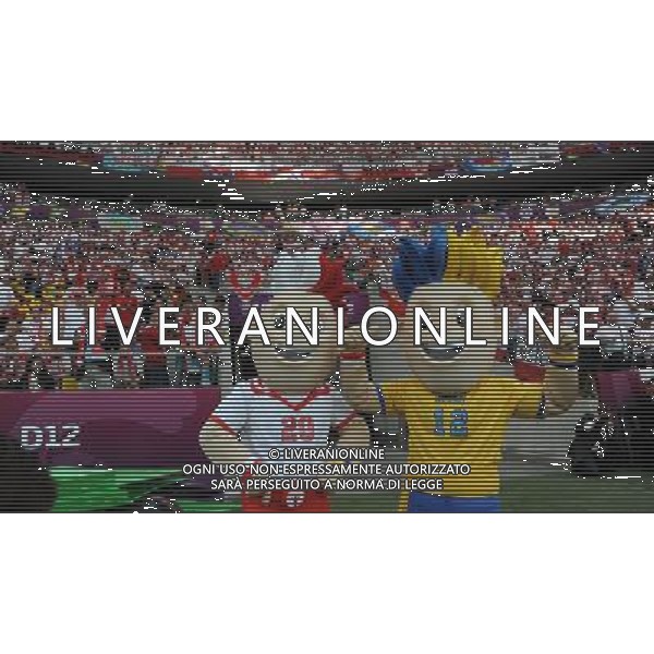 Campionati Europei UEFA 2012 Polonia/Ucraina Gruppo A Varsavia (Polonia) - 08.06.2012 Polonia-Grecia Nella Foto:maskotte europei /Ph.Vitez-Ag. Aldo Liverani