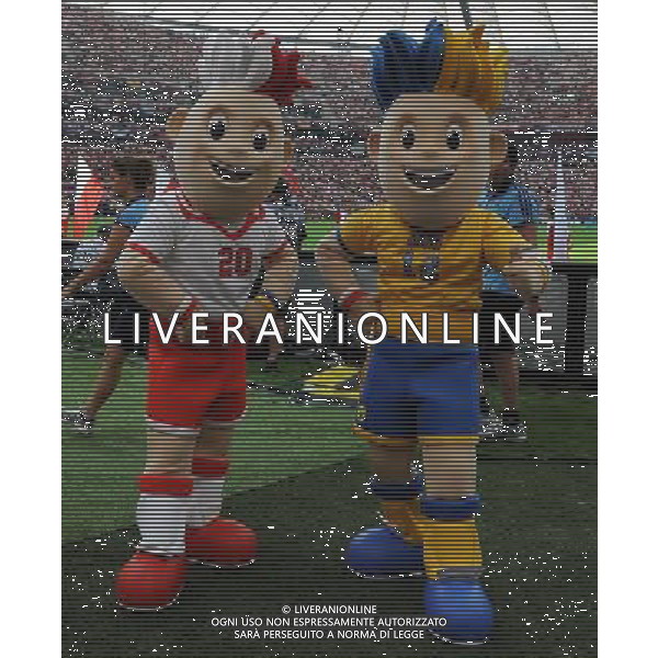 Campionati Europei UEFA 2012 Polonia/Ucraina Gruppo A Varsavia (Polonia) - 08.06.2012 Polonia-Grecia Nella Foto:maskotte europei /Ph.Vitez-Ag. Aldo Liverani