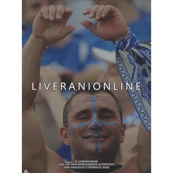 Campionati Europei UEFA 2012 Polonia/Ucraina Gruppo A Varsavia (Polonia) - 08.06.2012 Polonia-Grecia Nella Foto:tifosi grecia /Ph.Vitez-Ag. Aldo Liverani