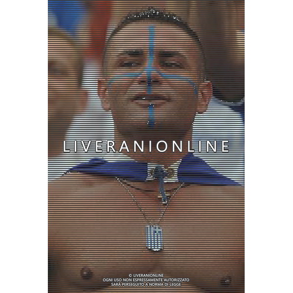 Campionati Europei UEFA 2012 Polonia/Ucraina Gruppo A Varsavia (Polonia) - 08.06.2012 Polonia-Grecia Nella Foto:tifosi grecia /Ph.Vitez-Ag. Aldo Liverani