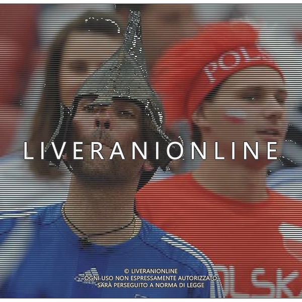 Campionati Europei UEFA 2012 Polonia/Ucraina Gruppo A Varsavia (Polonia) - 08.06.2012 Polonia-Grecia Nella Foto:tifosi grecia /Ph.Vitez-Ag. Aldo Liverani