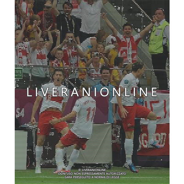 Campionati Europei UEFA 2012 Polonia/Ucraina Gruppo A Varsavia (Polonia) - 08.06.2012 Polonia-Grecia Nella Foto:lewandowski esulta /Ph.Vitez-Ag. Aldo Liverani