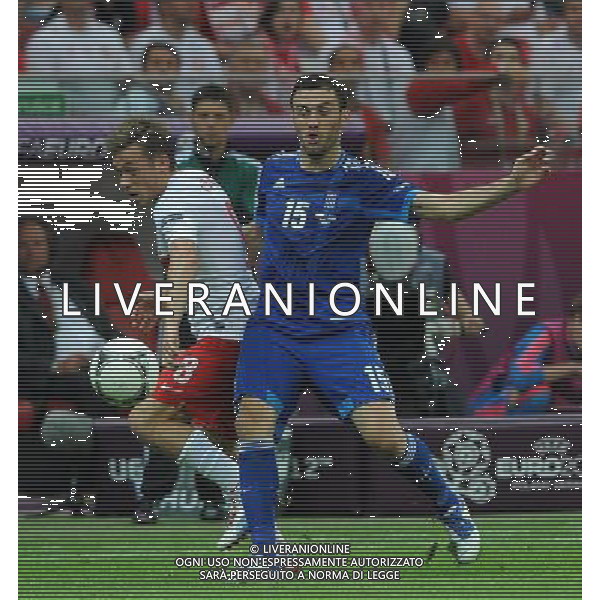 Campionati Europei UEFA 2012 Polonia/Ucraina Gruppo A Varsavia (Polonia) - 08.06.2012 Polonia-Grecia Nella Foto:torossidis - rybus /Ph.Vitez-Ag. Aldo Liverani