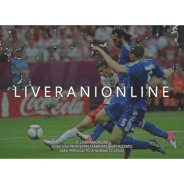 Campionati Europei UEFA 2012 Polonia/Ucraina Gruppo A Varsavia (Polonia) - 08.06.2012 Polonia-Grecia Nella Foto:lewandowski occasione /Ph.Vitez-Ag. Aldo Liverani