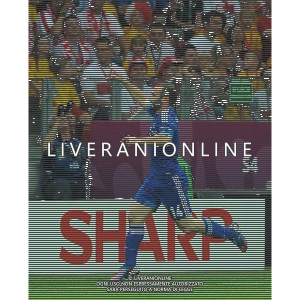 Campionati Europei UEFA 2012 Polonia/Ucraina Gruppo A Varsavia (Polonia) - 08.06.2012 Polonia-Grecia Nella Foto:salpingidis esulta /Ph.Vitez-Ag. Aldo Liverani