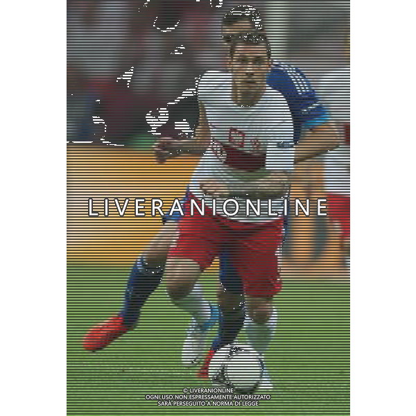 08.06.2012, WARSZAWA, PILKA NOZNA, FOOTBALL, MISTRZOSTWA EUROPY W PILCE NOZNEJ, EURO 2012, FOOTBALL EUROPEAN CHAMPIONSHIP, LUDOVIC OBRANIAK (POL), GIANNIS MANIATIS (GRE) , FOT. TOMASZ JASTRZEBOWSKI / FOTO OLIMPIK/NEWSPIX.PL --- Newspix.pl /AGENZIA ALDO LIVERANI SAS - ITALY ONLY - EDITORIAL USE ONLY Polonia - Grecia Campionati Europei UEFA 2012 Polonia/Ucraina Gruppo A Varsavia (Polonia) 08/06/2012 *** Local Caption *** www.newspix.pl mail us: info@newspix.pl call us: 0048 022 23 22 222 --- Polish Picture Agency by Ringier Axel Springer Poland