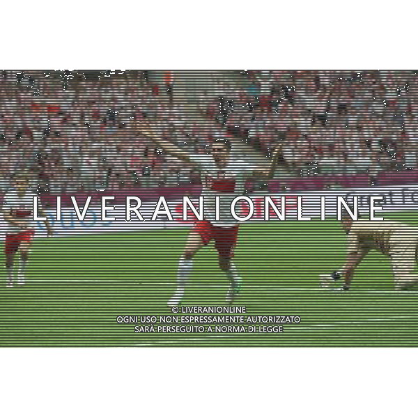 WARSZAWA 08.06.2012 MECZ MISTRZOSTWA EUROPY 2012 GRUPA A: POLSKA - GRECJA --- UEFA EURO 2012 CHAMPIONSHIP GROUP A MATCH IN WARSAW: POLAND - GREECE ROBERT LEWANDOWSKI BRAMKA GOL RADOSC FOT. PIOTR KUCZA/NEWSPIX.PL --- Newspix.pl /AGENZIA ALDO LIVERANI SAS - ITALY ONLY - EDITORIAL USE ONLY Polonia - Grecia Campionati Europei UEFA 2012 Polonia/Ucraina Gruppo A Varsavia (Polonia) 08/06/2012 *** Local Caption *** www.newspix.pl mail us: info@newspix.pl call us: 0048 022 23 22 222 --- Polish Picture Agency by Ringier Axel Springer Poland