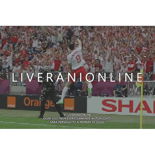 WARSZAWA 08.06.2012 MECZ MISTRZOSTWA EUROPY 2012 GRUPA A: POLSKA - GRECJA --- UEFA EURO 2012 CHAMPIONSHIP GROUP A MATCH IN WARSAW: POLAND - GREECE ROBERT LEWANDOWSKI BRAMKA GOL RADOSC FOT. PIOTR KUCZA/NEWSPIX.PL --- Newspix.pl /AGENZIA ALDO LIVERANI SAS - ITALY ONLY - EDITORIAL USE ONLY Polonia - Grecia Campionati Europei UEFA 2012 Polonia/Ucraina Gruppo A Varsavia (Polonia) 08/06/2012 *** Local Caption *** www.newspix.pl mail us: info@newspix.pl call us: 0048 022 23 22 222 --- Polish Picture Agency by Ringier Axel Springer Poland