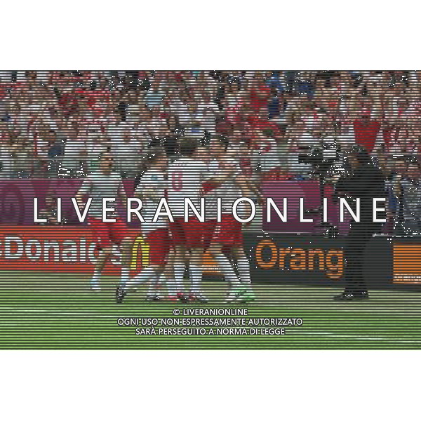 WARSZAWA 08.06.2012 MECZ MISTRZOSTWA EUROPY 2012 GRUPA A: POLSKA - GRECJA --- UEFA EURO 2012 CHAMPIONSHIP GROUP A MATCH IN WARSAW: POLAND - GREECE ROBERT LEWANDOWSKI BRAMKA GOL RADOSC FOT. PIOTR KUCZA/NEWSPIX.PL --- Newspix.pl /AGENZIA ALDO LIVERANI SAS - ITALY ONLY - EDITORIAL USE ONLY Polonia - Grecia Campionati Europei UEFA 2012 Polonia/Ucraina Gruppo A Varsavia (Polonia) 08/06/2012 *** Local Caption *** www.newspix.pl mail us: info@newspix.pl call us: 0048 022 23 22 222 --- Polish Picture Agency by Ringier Axel Springer Poland