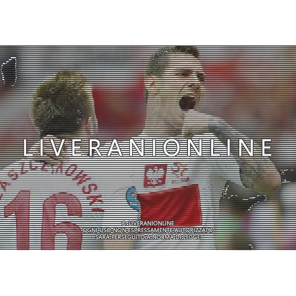 WARSZAWA 08/06/2012 STADION NARODOWY WARSZAWA EURO 2012 PILKA NOZNA MECZ OTWARCIA POLSKA GRECJA FOOTBALL EURO 2012 OPENING MATCH POLAND GREECE N/Z (L) FOTO KAMIL KRASZEWSKI APPA/NEWSPIX.PL --- Newspix.pl /AGENZIA ALDO LIVERANI SAS - ITALY ONLY - EDITORIAL USE ONLY Polonia - Grecia Campionati Europei UEFA 2012 Polonia/Ucraina Gruppo A Varsavia (Polonia) 08/06/2012 *** Local Caption *** www.newspix.pl mail us: info@newspix.pl call us: 0048 022 23 22 222 --- Polish Picture Agency by Ringier Axel Springer Poland