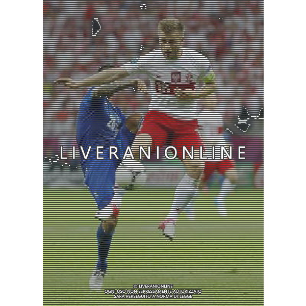 WARSZAWA 08/06/2012 STADION NARODOWY WARSZAWA EURO 2012 PILKA NOZNA MECZ OTWARCIA POLSKA GRECJA FOOTBALL EURO 2012 OPENING MATCH POLAND GREECE N/Z (L) JOSE HOLEBAS JAKUB BLASZCZYKOWSKI FOTO KAMIL KRASZEWSKI APPA/NEWSPIX.PL --- Newspix.pl /AGENZIA ALDO LIVERANI SAS - ITALY ONLY - EDITORIAL USE ONLY Polonia - Grecia Campionati Europei UEFA 2012 Polonia/Ucraina Gruppo A Varsavia (Polonia) 08/06/2012 *** Local Caption *** www.newspix.pl mail us: info@newspix.pl call us: 0048 022 23 22 222 --- Polish Picture Agency by Ringier Axel Springer Poland