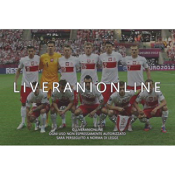 08.06.2012 WARSZAWA - STADION NARODOWY ( WARSAW POLAND NATIONAL STADIUM) PILKA NOZNA (FOOTBALL ) MISTRZOSTWA EUROPY W PILCE NOZNEJ UEFA EURO 2012 ( EUROPEAN CHAPIONSHIPS UEFA EURO 2012 ) GRUPA A ( POOL A ) MECZ POLSKA - GRECJA ( GAME POLAND - GREECE ) NZ POLSKA PRZED MECZEM Z GRECJA FOTO LUKASZ GROCHALA/CYFRASPORT/NEWSPIX.PL --- Newspix.pl /AGENZIA ALDO LIVERANI SAS - ITALY ONLY - EDITORIAL USE ONLY Polonia - Grecia Campionati Europei UEFA 2012 Polonia/Ucraina Gruppo A Varsavia (Polonia) 08/06/2012 *** Local Caption *** www.newspix.pl mail us: info@newspix.pl call us: 0048 022 23 22 222 --- Polish Picture Agency by Ringier Axel Springer Poland