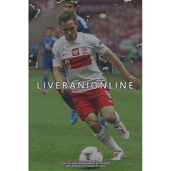 08.06.2012 WARSZAWA - STADION NARODOWY ( WARSAW POLAND NATIONAL STADIUM) PILKA NOZNA (FOOTBALL ) MISTRZOSTWA EUROPY W PILCE NOZNEJ UEFA EURO 2012 ( EUROPEAN CHAPIONSHIPS UEFA EURO 2012 ) GRUPA A ( POOL A ) MECZ POLSKA - GRECJA ( GAME POLAND - GREECE ) NZ MACIEJ RYBUS FOTO LUKASZ GROCHALA/CYFRASPORT/NEWSPIX.PL --- Newspix.pl /AGENZIA ALDO LIVERANI SAS - ITALY ONLY - EDITORIAL USE ONLY Polonia - Grecia Campionati Europei UEFA 2012 Polonia/Ucraina Gruppo A Varsavia (Polonia) 08/06/2012 *** Local Caption *** www.newspix.pl mail us: info@newspix.pl call us: 0048 022 23 22 222 --- Polish Picture Agency by Ringier Axel Springer Poland