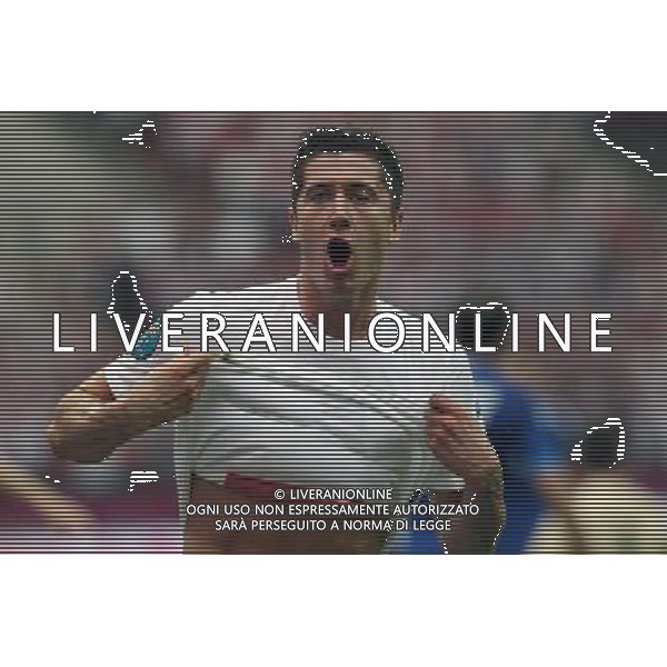 08.06.2012 WARSZAWA - STADION NARODOWY ( WARSAW POLAND NATIONAL STADIUM) PILKA NOZNA (FOOTBALL ) MISTRZOSTWA EUROPY W PILCE NOZNEJ UEFA EURO 2012 ( EUROPEAN CHAPIONSHIPS UEFA EURO 2012 ) GRUPA A ( POOL A ) MECZ POLSKA - GRECJA ( GAME POLAND - GREECE ) NZ ROBERT LEWANDOWSKI - RADOSC, BRAMKA, GOL FOTO LUKASZ GROCHALA/CYFRASPORT/NEWSPIX.PL --- Newspix.pl /AGENZIA ALDO LIVERANI SAS - ITALY ONLY - EDITORIAL USE ONLY Polonia - Grecia Campionati Europei UEFA 2012 Polonia/Ucraina Gruppo A Varsavia (Polonia) 08/06/2012 *** Local Caption *** www.newspix.pl mail us: info@newspix.pl call us: 0048 022 23 22 222 --- Polish Picture Agency by Ringier Axel Springer Poland