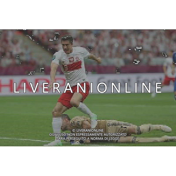 08.06.2012 WARSZAWA - STADION NARODOWY ( WARSAW POLAND NATIONAL STADIUM) PILKA NOZNA (FOOTBALL ) MISTRZOSTWA EUROPY W PILCE NOZNEJ UEFA EURO 2012 ( EUROPEAN CHAPIONSHIPS UEFA EURO 2012 ) GRUPA A ( POOL A ) MECZ POLSKA - GRECJA ( GAME POLAND - GREECE ) NZ ROBERT LEWANDOWSKI - BRAMKA, GOL FOTO LUKASZ GROCHALA/CYFRASPORT/NEWSPIX.PL --- Newspix.pl /AGENZIA ALDO LIVERANI SAS - ITALY ONLY - EDITORIAL USE ONLY Polonia - Grecia Campionati Europei UEFA 2012 Polonia/Ucraina Gruppo A Varsavia (Polonia) 08/06/2012 *** Local Caption *** www.newspix.pl mail us: info@newspix.pl call us: 0048 022 23 22 222 --- Polish Picture Agency by Ringier Axel Springer Poland