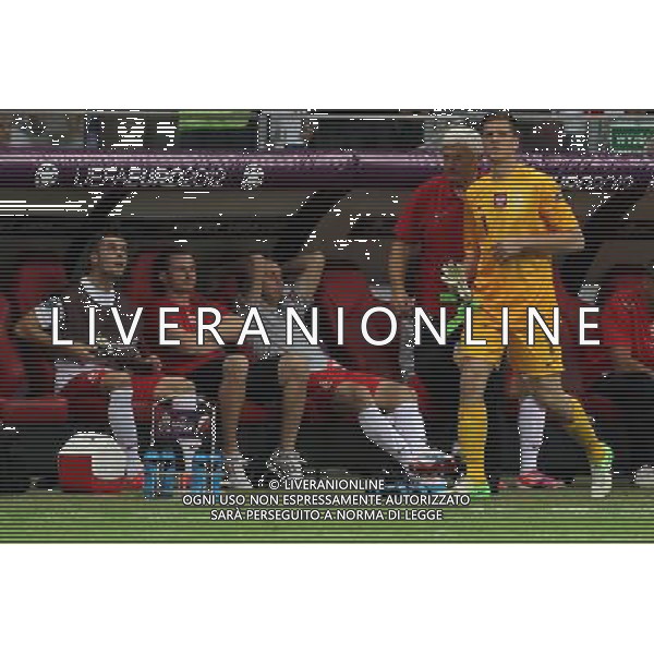 08.06.2012 WARSZAWA - STADION NARODOWY ( WARSAW POLAND NATIONAL STADIUM) PILKA NOZNA (FOOTBALL ) MISTRZOSTWA EUROPY W PILCE NOZNEJ UEFA EURO 2012 ( EUROPEAN CHAMPIONSHIPS UEFA EURO 2012 ) GRUPA A ( POOL A ) MECZ POLSKA - GRECJA ( GAME POLAND - GREECE ) NZ WOJCIECH SZCZESNY CZERWONA KARTKA FOTO MATEUSZ TRZUSKOWSKI/CYFRASPORT /AGENZIA ALDO LIVERANI SAS - ITALY ONLY - EDITORIAL USE ONLY Polonia - Grecia Campionati Europei UEFA 2012 Polonia/Ucraina Gruppo A Varsavia (Polonia) 08/06/2012 