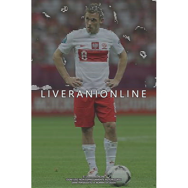 08.06.2012 WARSZAWA - STADION NARODOWY ( WARSAW POLAND NATIONAL STADIUM) PILKA NOZNA (FOOTBALL ) MISTRZOSTWA EUROPY W PILCE NOZNEJ UEFA EURO 2012 ( EUROPEAN CHAMPIONSHIPS UEFA EURO 2012 ) GRUPA A ( POOL A ) MECZ POLSKA - GRECJA ( GAME POLAND - GREECE ) NZ MACIEJ RYBUS FOTO MATEUSZ TRZUSKOWSKI/CYFRASPORT/NEWSPIX.PL --- Newspix.pl /AGENZIA ALDO LIVERANI SAS - ITALY ONLY - EDITORIAL USE ONLY Polonia - Grecia Campionati Europei UEFA 2012 Polonia/Ucraina Gruppo A Varsavia (Polonia) 08/06/2012 *** Local Caption *** www.newspix.pl mail us: info@newspix.pl call us: 0048 022 23 22 222 --- Polish Picture Agency by Ringier Axel Springer Poland