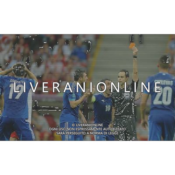 08.06.2012 WARSZAWA PILKA NOZNA KADRA REPREZENTACJA EURO2012 POLSKA I UKRAINA FOOTBALL UEFA EURO 2012 POLAND AND UKRAINE POLSKA - GRECJA POLAND VS. GREECE N/Z CZERWONA KARTKA (RED CARD) SOKRATIS PAPASTATHOPOULOS SEDZIA REFEREE CARLOS VELASCO CARBALLO, FOT LUKASZ LASKOWSKI / PRESSFOCUS NEWSPIXPL --- Newspix.pl /AGENZIA ALDO LIVERANI SAS - ITALY ONLY - EDITORIAL USE ONLY Polonia - Grecia Campionati Europei UEFA 2012 Polonia/Ucraina Gruppo A Varsavia (Polonia) 08/06/2012 *** Local Caption *** www.newspix.pl mail us: info@newspix.pl call us: 0048 022 23 22 222 --- Polish Picture Agency by Ringier Axel Springer Poland