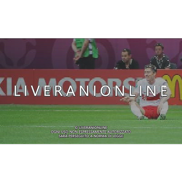 08.06.2012 WARSZAWA (WARSAW POLAND) STADION NARODOWY (NATIONAL STADIUM) PILKA NOZNA (FOOTBALL) UEFA EURO 2012 POLAND UKRAINE MISTRZOSTWA EUROPY W PILCE NOZNEJ POLSKA UKRAINA MECZ POLSKA - GRECJA (POLAND - GREECE) N/Z ROBERT LEWANDOWSKI FOTO NORBERT BARCZYK / PRESSFOCUS/NEWSPIX.PL --- Newspix.pl /AGENZIA ALDO LIVERANI SAS - ITALY ONLY - EDITORIAL USE ONLY Polonia - Grecia Campionati Europei UEFA 2012 Polonia/Ucraina Gruppo A Varsavia (Polonia) 08/06/2012 *** Local Caption *** www.newspix.pl mail us: info@newspix.pl call us: 0048 022 23 22 222 --- Polish Picture Agency by Ringier Axel Springer Poland