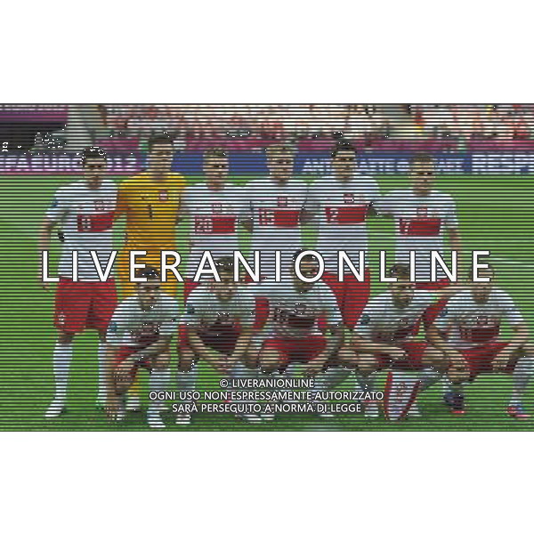 08.06.2012 WARSZAWA (WARSAW POLAND) STADION NARODOWY (NATIONAL STADIUM) PILKA NOZNA (FOOTBALL) UEFA EURO 2012 POLAND UKRAINE MISTRZOSTWA EUROPY W PILCE NOZNEJ POLSKA UKRAINA MECZ POLSKA - GRECJA (POLAND - GREECE) N/Z POLSKA KADRA FOTO NORBERT BARCZYK / PRESSFOCUS/NEWSPIX.PL --- Newspix.pl /AGENZIA ALDO LIVERANI SAS - ITALY ONLY - EDITORIAL USE ONLY Polonia - Grecia Campionati Europei UEFA 2012 Polonia/Ucraina Gruppo A Varsavia (Polonia) 08/06/2012 *** Local Caption *** www.newspix.pl mail us: info@newspix.pl call us: 0048 022 23 22 222 --- Polish Picture Agency by Ringier Axel Springer Poland