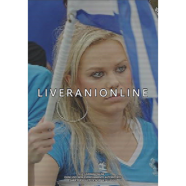 08.06.2012 WARSZAWA (WARSAW POLAND) STADION NARODOWY (NATIONAL STADIUM) PILKA NOZNA (FOOTBALL) UEFA EURO 2012 POLAND UKRAINE MISTRZOSTWA EUROPY W PILCE NOZNEJ POLSKA UKRAINA MECZ POLSKA - GRECJA (POLAND - GREECE) N/Z KIBICKA GRECJI FOTO NORBERT BARCZYK / PRESSFOCUS/NEWSPIX.PL --- Newspix.pl /AGENZIA ALDO LIVERANI SAS - ITALY ONLY - EDITORIAL USE ONLY Polonia - Grecia Campionati Europei UEFA 2012 Polonia/Ucraina Gruppo A Varsavia (Polonia) 08/06/2012 *** Local Caption *** www.newspix.pl mail us: info@newspix.pl call us: 0048 022 23 22 222 --- Polish Picture Agency by Ringier Axel Springer Poland