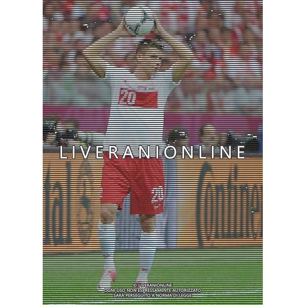 08.06.2012 WARSZAWA (WARSAW POLAND) STADION NARODOWY (NATIONAL STADIUM) PILKA NOZNA (FOOTBALL) UEFA EURO 2012 POLAND UKRAINE MISTRZOSTWA EUROPY W PILCE NOZNEJ POLSKA UKRAINA MECZ OTWARCIA POLSKA - GRECJA (POLAND - GREECE) N/Z LUKASZ PISZCZEK FOTO NORBERT BARCZYK / PRESSFOCUS/NEWSPIX.PL --- Newspix.pl /AGENZIA ALDO LIVERANI SAS - ITALY ONLY - EDITORIAL USE ONLY Polonia - Grecia Campionati Europei UEFA 2012 Polonia/Ucraina Gruppo A Varsavia (Polonia) 08/06/2012 *** Local Caption *** www.newspix.pl mail us: info@newspix.pl call us: 0048 022 23 22 222 --- Polish Picture Agency by Ringier Axel Springer Poland