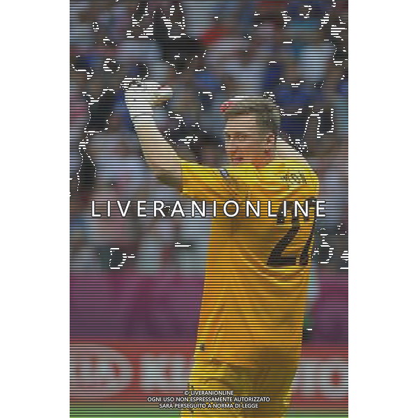 08.06.2012 WARSZAWA (WARSAW POLAND) STADION NARODOWY (NATIONAL STADIUM) PILKA NOZNA (FOOTBALL) UEFA EURO 2012 POLAND UKRAINE MISTRZOSTWA EUROPY W PILCE NOZNEJ POLSKA UKRAINA MECZ OTWARCIA POLSKA - GRECJA (POLAND - GREECE) N/Z PRZEMYSLAW TYTON ZMIENIL W BRAMCE WOJTKA SZCZESNEGO I OBRONIL KARNEGO RADOSC TYTONIA FOTO NORBERT BARCZYK / PRESSFOCUS/NEWSPIX.PL --- Newspix.pl /AGENZIA ALDO LIVERANI SAS - ITALY ONLY - EDITORIAL USE ONLY Polonia - Grecia Campionati Europei UEFA 2012 Polonia/Ucraina Gruppo A Varsavia (Polonia) 08/06/2012 *** Local Caption *** www.newspix.pl mail us: info@newspix.pl call us: 0048 022 23 22 222 --- Polish Picture Agency by Ringier Axel Springer Poland