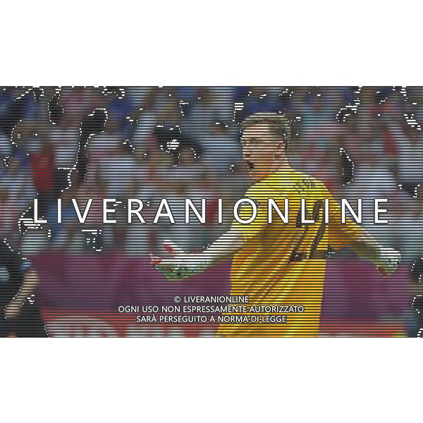 08.06.2012 WARSZAWA (WARSAW POLAND) STADION NARODOWY (NATIONAL STADIUM) PILKA NOZNA (FOOTBALL) UEFA EURO 2012 POLAND UKRAINE MISTRZOSTWA EUROPY W PILCE NOZNEJ POLSKA UKRAINA MECZ OTWARCIA POLSKA - GRECJA (POLAND - GREECE) N/Z PRZEMYSLAW TYTON ZMIENIL W BRAMCE WOJTKA SZCZESNEGO I OBRONIL KARNEGO RADOSC TYTONIA FOTO NORBERT BARCZYK / PRESSFOCUS/NEWSPIX.PL --- Newspix.pl /AGENZIA ALDO LIVERANI SAS - ITALY ONLY - EDITORIAL USE ONLY Polonia - Grecia Campionati Europei UEFA 2012 Polonia/Ucraina Gruppo A Varsavia (Polonia) 08/06/2012 *** Local Caption *** www.newspix.pl mail us: info@newspix.pl call us: 0048 022 23 22 222 --- Polish Picture Agency by Ringier Axel Springer Poland