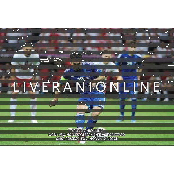 08.06.2012 WARSZAWA (WARSAW POLAND) STADION NARODOWY (NATIONAL STADIUM) PILKA NOZNA (FOOTBALL) UEFA EURO 2012 POLAND UKRAINE MISTRZOSTWA EUROPY W PILCE NOZNEJ POLSKA UKRAINA MECZ OTWARCIA POLSKA - GRECJA (POLAND - GREECE) N/Z KARNY GIORGOS KARAGOUNIS FOTO NORBERT BARCZYK / PRESSFOCUS/NEWSPIX.PL --- Newspix.pl /AGENZIA ALDO LIVERANI SAS - ITALY ONLY - EDITORIAL USE ONLY Polonia - Grecia Campionati Europei UEFA 2012 Polonia/Ucraina Gruppo A Varsavia (Polonia) 08/06/2012 *** Local Caption *** www.newspix.pl mail us: info@newspix.pl call us: 0048 022 23 22 222 --- Polish Picture Agency by Ringier Axel Springer Poland