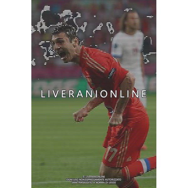 08.06.2012 WROCLAW - STADION MIEJSKI ( WROCLAW POLAND MUNICIPIAL STADIUM) PILKA NOZNA (FOOTBALL ) MISTRZOSTWA EUROPY W PILCE NOZNEJ UEFA EURO 2012 ( EUROPEAN CHAPIONSHIPS UEFA EURO 2012 ) GRUPA A ( POOL A ) MECZ ROSJA - CZECHY ( GAME CZECH REPUBLIC - RUSSIA ) NZ/: ALAN DZAGOEV DZAGOJEW (RUS) RADOSC BRABKA GOL JOY FOTO JAKUB PIASECKI/CYFRASPORT/NEWSPIX.PL --- Newspix.pl /Agenzia Aldo Liverani Sas - ITALY ONLY - Russia - Repubblica Ceca Campionati Europei UEFA 2012 Polonia/Ucraina Gruppo A Wroclaw (Polonia) 08/06/2012 *** Local Caption *** www.newspix.pl mail us: info@newspix.pl call us: 0048 022 23 22 222 --- Polish Picture Agency by Ringier Axel Springer Poland