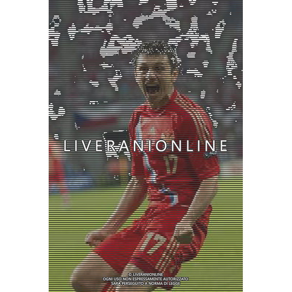 WROCLAW 08 06 2012 STADION MIEJSKI PRZY AL SLASKA 1 ARENA EURO 2012 MECZ NR 2 EURO 2012 ROSJA v CZECHY N Z ALAN DZAGOEV R ussia RADOSC PO GOL SEBASTIAN BOROWSKI Newspix.pl MUNICIPAL STADIUM WROCLAW AT AL SLASKA 1 GAME 2 OF EURO 2012 RUSSIA v CZECH REPUBLIC --- Newspix.pl /Agenzia Aldo Liverani Sas - ITALY ONLY - Russia - Repubblica Ceca Campionati Europei UEFA 2012 Polonia/Ucraina Gruppo A Wroclaw (Polonia) 08/06/2012 *** Local Caption *** www.newspix.pl mail us: info@newspix.pl call us: 0048 022 23 22 222 --- Polish Picture Agency by Ringier Axel Springer Poland