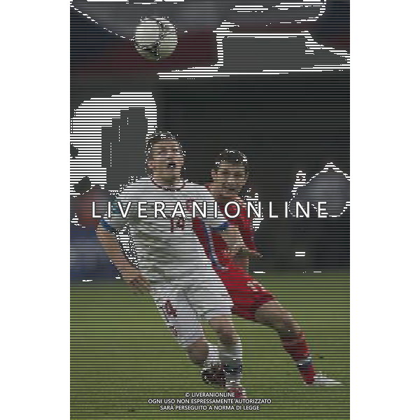 WROCLAW 08 06 2012 STADION MIEJSKI PRZY AL SLASKA 1 ARENA EURO 2012 MECZ NR 2 EURO 2012 ROSJA v CZECHY N Z VACLAV PILAR Czech Republic ALAN DZAGOEV R ussia SEBASTIAN BOROWSKI Newspix.pl MUNICIPAL STADIUM WROCLAW AT AL SLASKA 1 GAME 2 OF EURO 2012 RUSSIA v CZECH REPUBLIC --- Newspix.pl /Agenzia Aldo Liverani Sas - ITALY ONLY - Russia - Repubblica Ceca Campionati Europei UEFA 2012 Polonia/Ucraina Gruppo A Wroclaw (Polonia) 08/06/2012 *** Local Caption *** www.newspix.pl mail us: info@newspix.pl call us: 0048 022 23 22 222 --- Polish Picture Agency by Ringier Axel Springer Poland