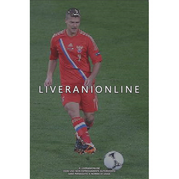 WROCLAW 08.06.2012 N/Z: IGOR DIENISOW (RUS) CZECHY - ROSJA MISTRZOSTWA EUROPY W PILCE NOZNEJ GRUPA A FAZA GRUPOWA PILKA NOZNA UEFA EURO 2012 CZECH REPUBLIC - RUSSIA UEFA EUROPEAN FOOTBALL CHAMPIONSHIP GROUP STAGE GROUP A FOOTBALL SOCCER UEFA EURO 2012 TSCHECHIEN - RUSSLAND UEFA FUSSBALL EUROPAMEISTERSCHAFT GRUPPE A FUSSBAL EURO 2012 BRESLAU MACIEJ OPALA / NEWSPIX.PL --- Newspix.pl /Agenzia Aldo Liverani Sas - ITALY ONLY - Russia - Repubblica Ceca Campionati Europei UEFA 2012 Polonia/Ucraina Gruppo A Wroclaw (Polonia) 08/06/2012 *** Local Caption *** www.newspix.pl mail us: info@newspix.pl call us: 0048 022 23 22 222 --- Polish Picture Agency by Ringier Axel Springer Poland