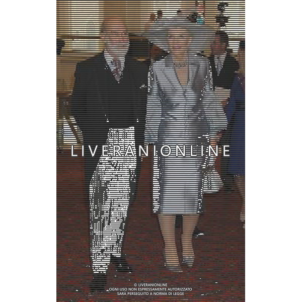 LONDON, ENGLAND - JUNE 05: Prince Michael of Kent and Princess Michael of Kent attend a reception for the Diamond Jubilee at Guildhall on June 5, 2012 in London, England. For only the second time in its history the UK celebrates the Diamond Jubilee of a monarch. Her Majesty Queen Elizabeth II celebrates the 60th anniversary of her ascension to the throne. Thousands of wellwishers from around the world have flocked to London to witness the spectacle of the weekend\'s celebrations. ©photoshot/Agenzia Aldo Liverani Sas - ITALY ONLY - REALI INGLESI: La famiglia reale con gli invitai al ricevimento per le celebrazioni del Giubileo diamante di Sua Maesta\' la Regina Elisabetta II a Londra 5 giugno 2012