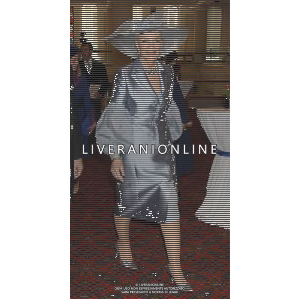 LONDON, ENGLAND - JUNE 05: Princess Michael of Kent attend a reception for the Diamond Jubilee at Guildhall on June 5, 2012 in London, England. For only the second time in its history the UK celebrates the Diamond Jubilee of a monarch. Her Majesty Queen Elizabeth II celebrates the 60th anniversary of her ascension to the throne. Thousands of wellwishers from around the world have flocked to London to witness the spectacle of the weekend\'s celebrations. ©photoshot/Agenzia Aldo Liverani Sas - ITALY ONLY - REALI INGLESI: La famiglia reale con gli invitai al ricevimento per le celebrazioni del Giubileo diamante di Sua Maesta\' la Regina Elisabetta II a Londra 5 giugno 2012