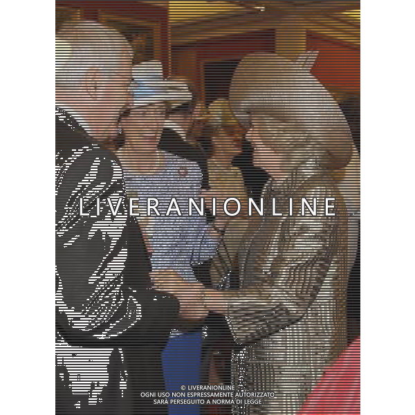 LONDON, ENGLAND - JUNE 05: John Major and Camilla, Duchess of Cornwall attend a Diamond Jubilee Reception at Guildhall on June 5, 2012 in London, England. For only the second time in its history the UK celebrates the Diamond Jubilee of a monarch. Her Majesty Queen Elizabeth II celebrates the 60th anniversary of her ascension to the throne. Thousands of wellwishers from around the world have flocked to London to witness the spectacle of the weekend\'s celebrations. ©photoshot/Agenzia Aldo Liverani Sas - ITALY ONLY - REALI INGLESI: La famiglia reale con gli invitai al ricevimento per le celebrazioni del Giubileo diamante di Sua Maesta\' la Regina Elisabetta II a Londra 5 giugno 2012
