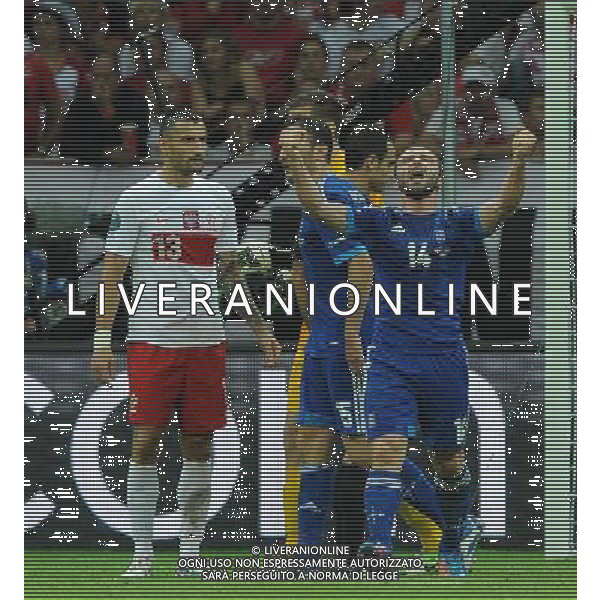 Campionati Europei UEFA 2012 Polonia/Ucraina Gruppo A Varsavia (Polonia) - 08.06.2012 Polonia-Grecia Nella Foto:salpingidis esulta /Ph.Vitez-Ag. Aldo Liverani