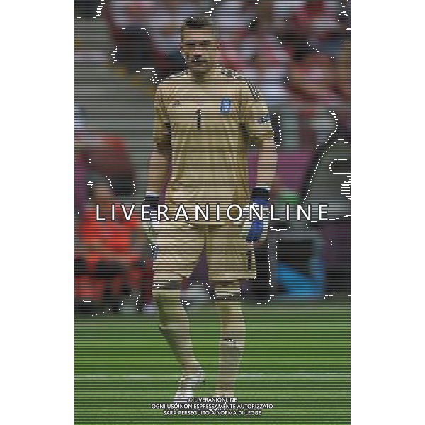 Campionati Europei UEFA 2012 Polonia/Ucraina Gruppo A Varsavia (Polonia) - 08.06.2012 Polonia-Grecia Nella Foto:Chalkias Kostas /Ph.Vitez-Ag. Aldo Liverani