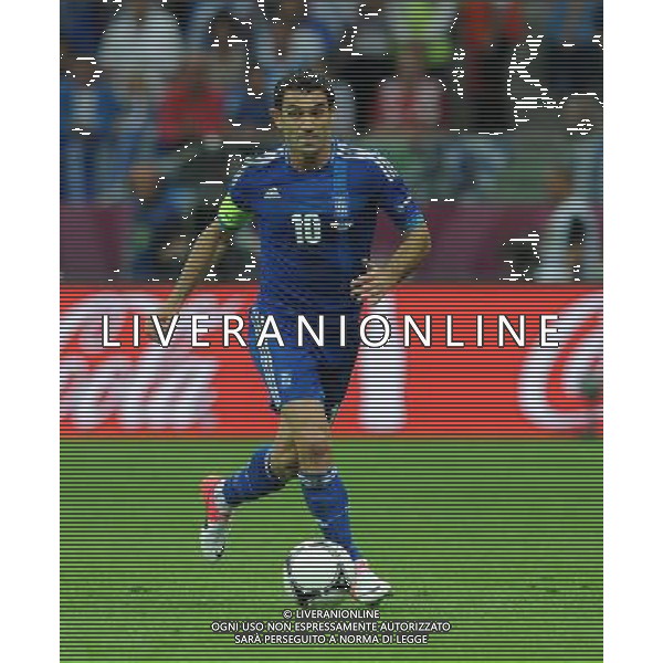 Campionati Europei UEFA 2012 Polonia/Ucraina Gruppo A Varsavia (Polonia) - 08.06.2012 Polonia-Grecia Nella Foto:Karagounis Giorgos /Ph.Vitez-Ag. Aldo Liverani