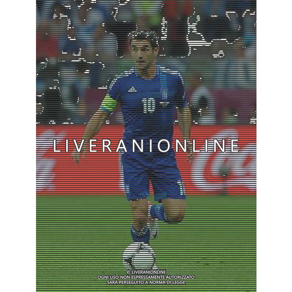 Campionati Europei UEFA 2012 Polonia/Ucraina Gruppo A Varsavia (Polonia) - 08.06.2012 Polonia-Grecia Nella Foto:Karagounis Giorgos /Ph.Vitez-Ag. Aldo Liverani