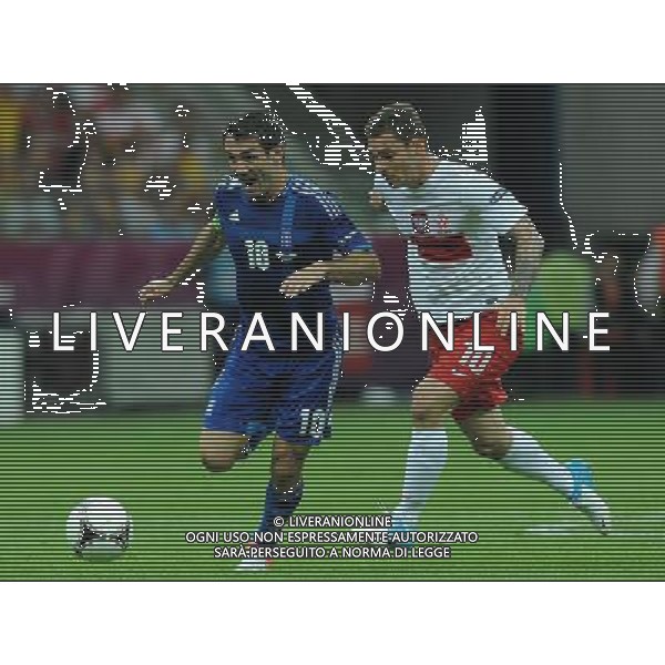 Campionati Europei UEFA 2012 Polonia/Ucraina Gruppo A Varsavia (Polonia) - 08.06.2012 Polonia-Grecia Nella Foto:Karagounis Giorgos /Ph.Vitez-Ag. Aldo Liverani